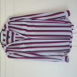 Ann Taylor Striped Dress Shirt